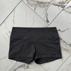 Fleo Women's magnet black Athletic Shorts